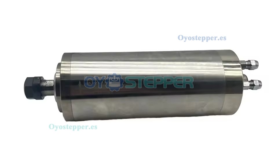 Motor de husillo CNC de 3kW ER20 100mm 24000rpm 110V/220V/380V refrigerado por agua